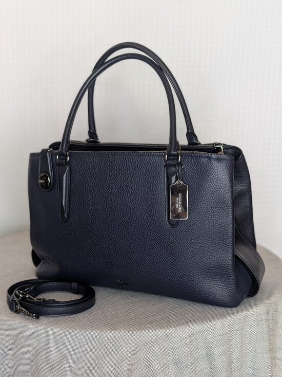 Coach Handbags - Coach Brooklyn Carryall 28 Satchel Crossbody